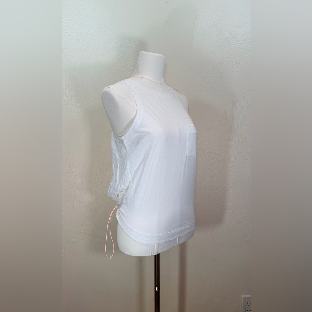 Athleta Organic Daily Bungee White Tank Top - Picture 6 of 12